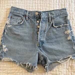 Gently Worn High Rise Agolde Size 26 Denim Women Shorts